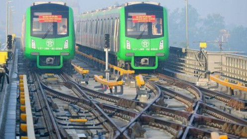 Sẽ vận hành thử toàn hệ thống tuyến Cát Linh-Hà Đông trong 20 ngày
