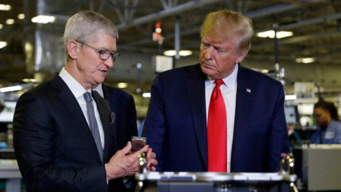 Ông Trump cân nhắc miễn thuế cho hàng Apple sản xuất tại Trung Quốc