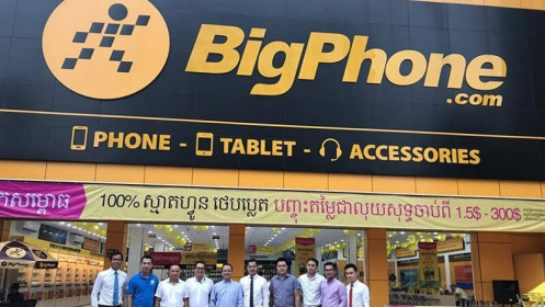 Bigphone+ của Thế Giới Di Động đặt mục tiêu dẫn đầu thị trường điện máy Campuchia vào năm 2020