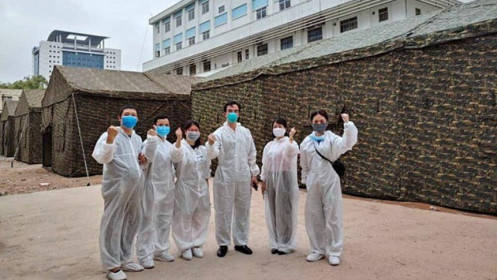 Xây dựng "bệnh viện" dã chiến ngay trong Bệnh viện Bạch Mai