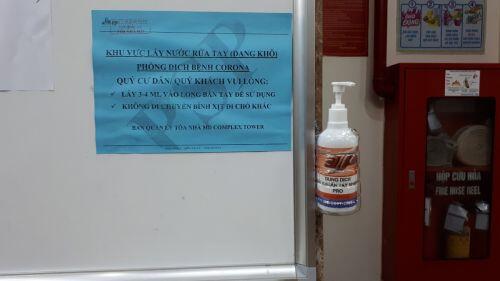 Dân chung cư chủ động phòng, chống virus Corona
