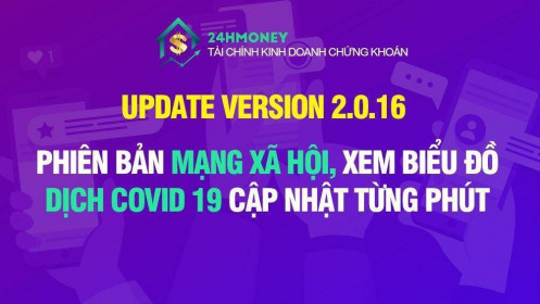 Thông báo Update phiên bản mới - phiên bản mạng xã hội