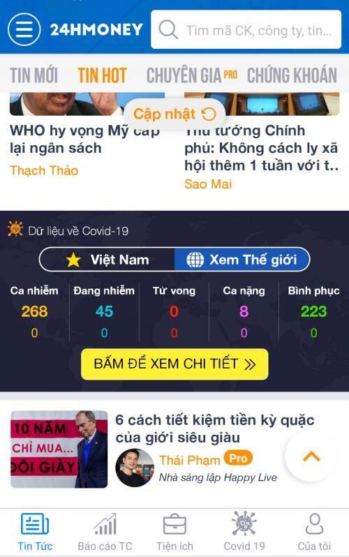 Thông báo Update phiên bản mới - phiên bản mạng xã hội