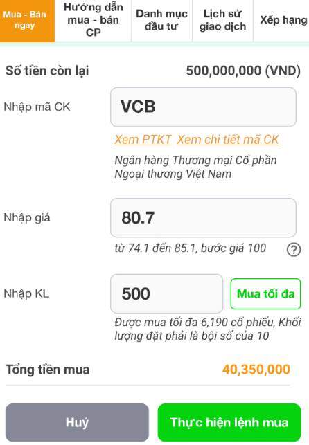 Game Chứng Khoán - Hướng Dẫn Cơ Bản Cho Người Chơi Mới
