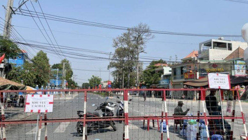 Bình Dương hỏa tốc mở rộng khu vực phong tỏa ở Thủ Dầu Một, hàng quán đóng cửa