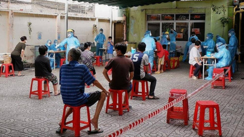 Tất cả người dân khu Mả Lạng xét nghiệm âm tính lần một