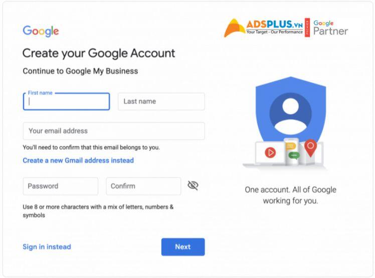 Cách cài đặt tài khoản Google My Business