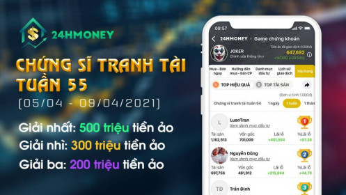 Chứng sĩ tuần 55: Lãi kỉ lục 63,6% nhờ mã cổ phiếu nào?