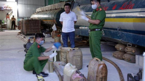 Công an Bình Thuận triệt phá vụ án xăng dầu giả quy mô lớn