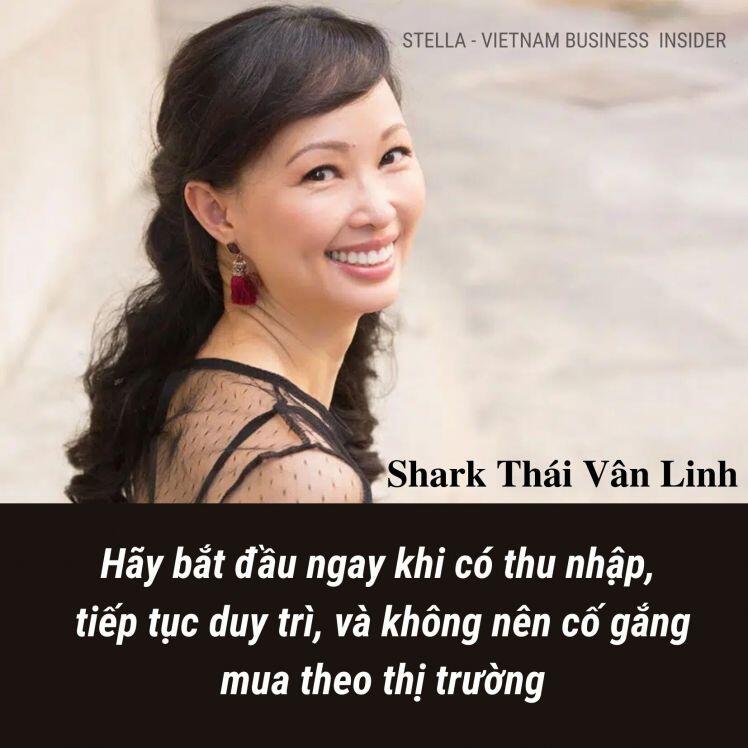 Shark Thái Vân Linh: 'Nếu có thu nhập 10 triệu/tháng thì nên đầu tư 500 nghìn đến 1 triệu vào chứng khoán'