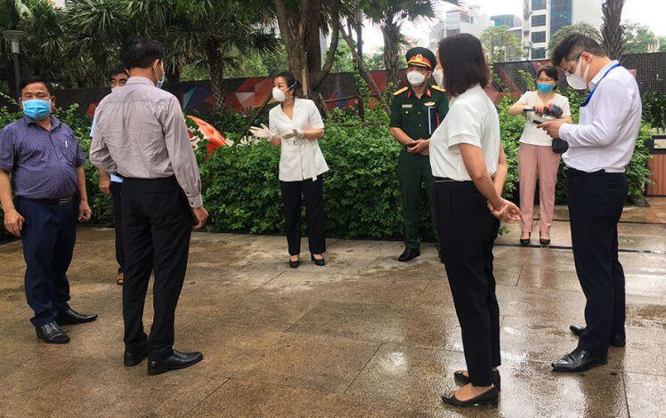 Phong tỏa mềm 4 tòa nhà Goldmark City liên quan đến ca nhiễm Covid-19 ở quận Bắc Từ Liêm
