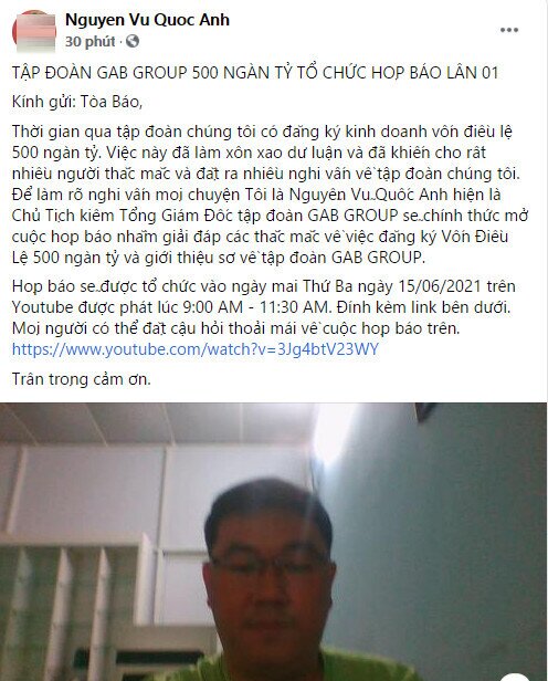 CEO 8X của doanh nghiệp 500.000 tỷ, bán kim cương ship COD tuyên bố họp báo làm rõ mọi nghi vấn