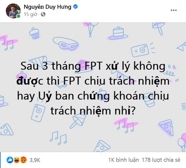 Chủ tịch SSI Nguyễn Duy Hưng "thua độ" chủ tịch FPT Trương Gia Bình vụ xử lý nghẽn lệnh sàn HOSe