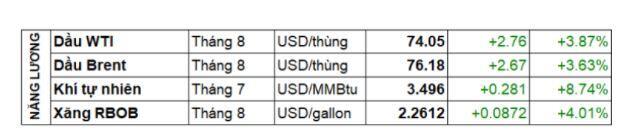 Thị trường hàng hóa 28/6: Một tuần đầy khởi sắc