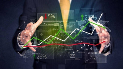 VN-Index rung lắc mạnh tại vùng 1.350 điểm