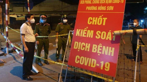 Phong tỏa chợ đầu mối TP Vinh, lấy mẫu xét nghiệm cho toàn bộ tiểu thương