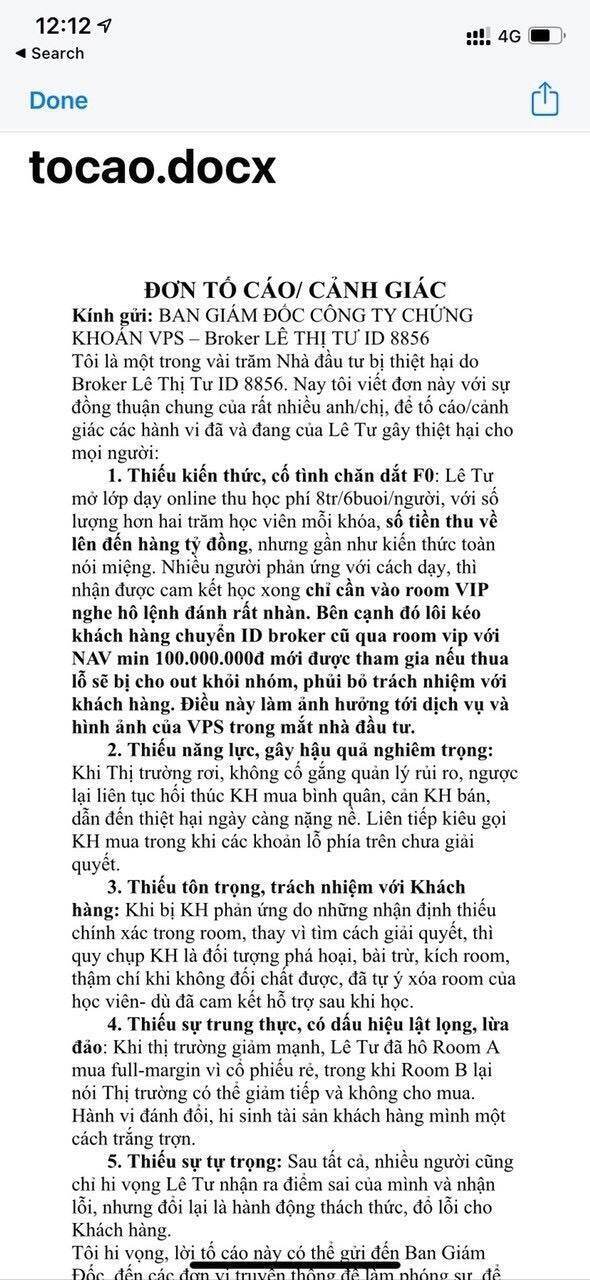 Nữ môi giới của một CTCK bị tố chăn dắt F0, thu lợi bất chính hàng tỷ đồng