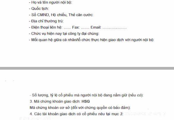 Hoa Sen (HSG): Phó Chủ tịch đăng ký bán 400.000 cổ phiếu