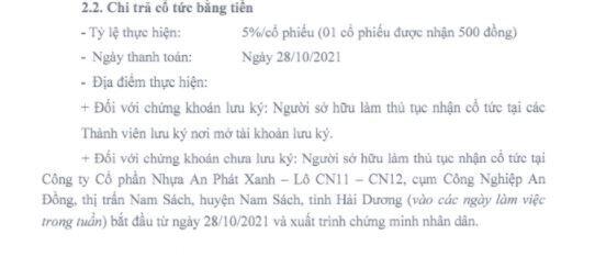 Nhựa An Phát Xanh sắp phát hành gần 30 triệu cổ phiếu, tăng vốn lên gần 3.264 tỷ đồng
