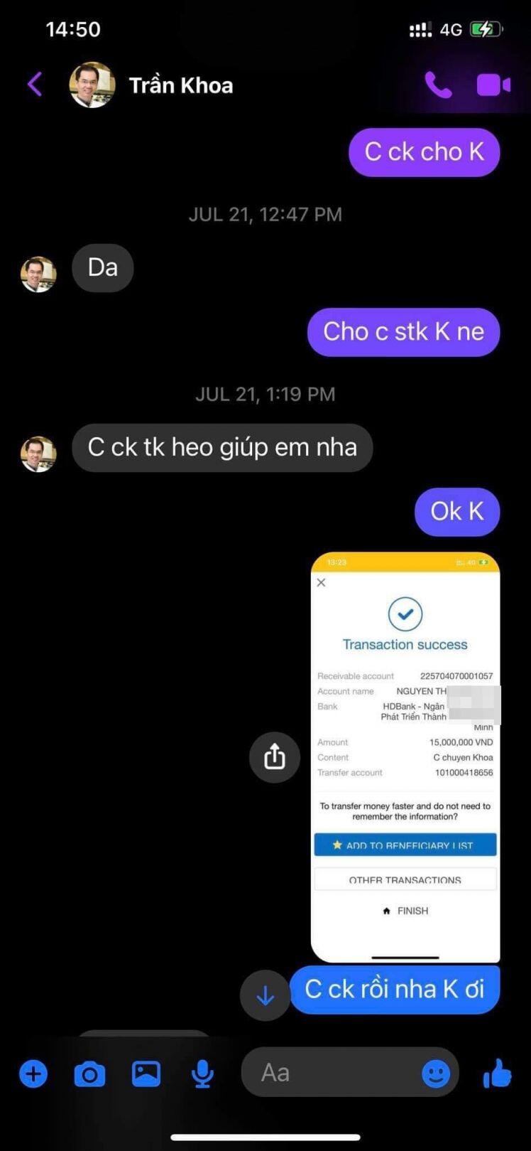 Vụ ‘bác sĩ Khoa nhà 82’: Người giúp ‘quỹ từ thiện’ bỗng nhận lại tiền, mong sớm làm rõ