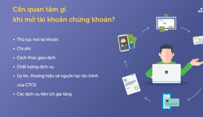 Cách mở tài khoản chứng khoán