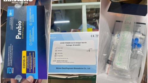 Giá kit test nhanh COVID-19 giảm mạnh, dân buôn trót ôm hàng méo mặt bù lỗ
