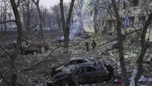 Nga nói không có dân thường trong bệnh viện Ukraine trúng bom