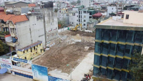 Hà Nội: Cưỡng chế nhà 5 tầng không phép chắn dự án gần 800 tỷ đồng