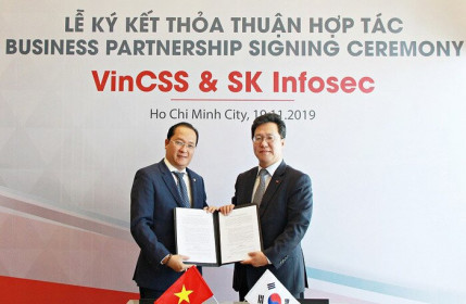 Vingroup bắt tay SK Group, 'tham chiến' thị trường dịch vụ an ninh mạng