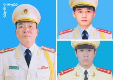 Bộ Công an thông báo về Lễ tang 3 chiến sỹ Công an hy sinh trong vụ việc tại Đồng Tâm