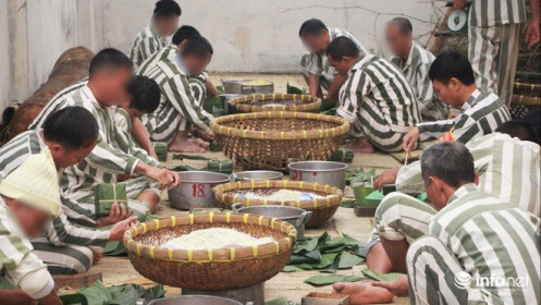 Tết thấm đượm tình người của các phạm nhân 'gói bánh mòn tay vẫn chưa hết án'