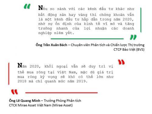 Những kỳ vọng lớn lao của chứng khoán