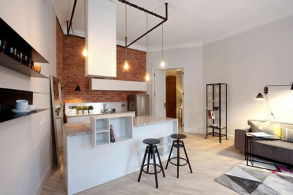 Căn hộ gạch trần đẹp độc lạ, tinh tế với phong cách công nghiệp