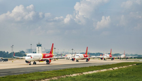 Doanh thu vận tải hàng không của Vietjet quý 4.2019 tăng trưởng 25%