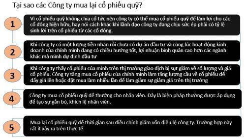 Vì sao các doanh nghiệp chi ra hàng ngàn tỷ đồng để mua cổ phiếu quỹ?