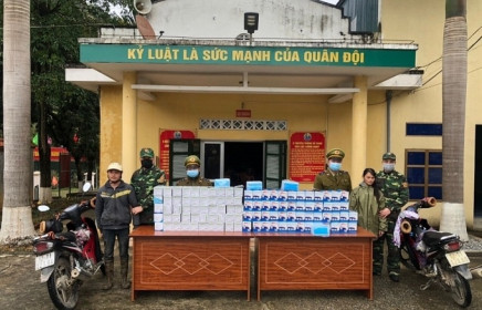 Lạng Sơn: Ngăn chặn 5.000 chiếc khẩu trang y tế xuất lậu