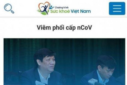 Bộ Y tế ra mắt hai kênh thông tin về dịch bệnh do virus Corona