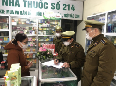 Xử phạt 82 triệu đồng đối với 63 cửa hàng thiết bị y tế, hiệu thuốc vi phạm trong ngày 7/2