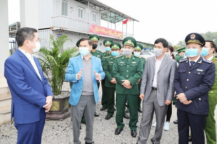Cửa khẩu Móng Cái sẵn sàng kịch bản sớm thông quan trở lại, đáp ứng yêu cầu phòng dịch Covid-19