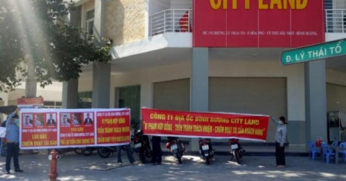Bình Dương: Khám xét khẩn cấp trụ sở Công ty địa ốc Bình Dương City Land