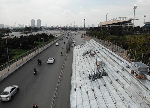 Khu Liên hợp thể thao Mỹ đình "Khoác áo mới" chờ ngày đua xe F1