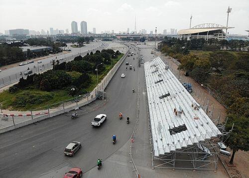 Khu Liên hợp thể thao Mỹ đình "Khoác áo mới" chờ ngày đua xe F1