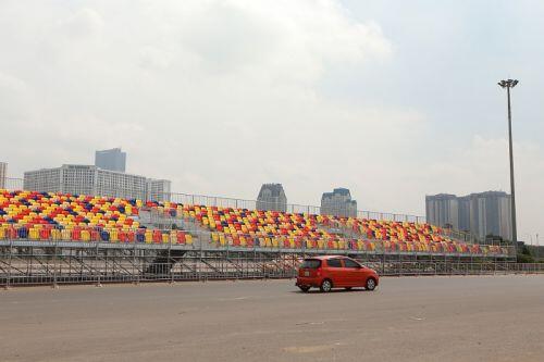 Khu Liên hợp thể thao Mỹ đình "Khoác áo mới" chờ ngày đua xe F1