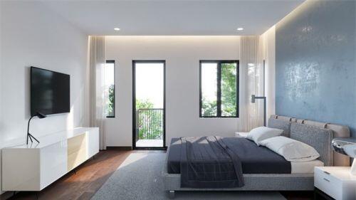 Nhà ống 3 tầng có giếng trời giúp lấy gió và sáng