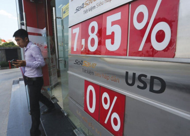 Lãi suất giảm thấp khiến tỷ giá có thể giảm 2% vào cuối năm