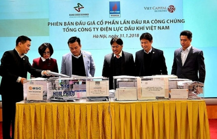 Tháng 4/2020 tổ chức 3 phiên đấu giá cổ phần tại HNX