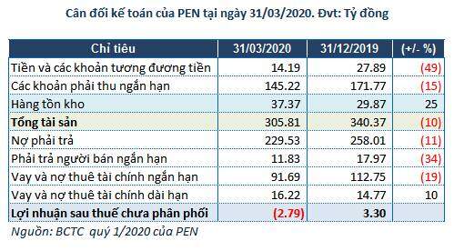 PEN lỗ ròng hơn 6 tỷ đồng trong quý 1