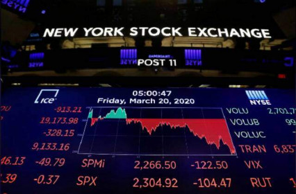 Sàn chứng khoán New York có thể tái mở cửa theo từng giai đoạn trong tháng 5