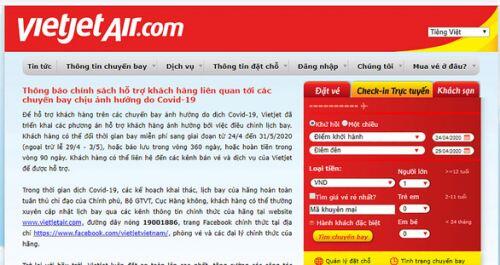Vietjet hỗ trợ hành khách ảnh hưởng COVID-19 thế nào?