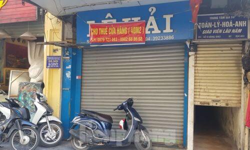 Tuyến phố đắt đỏ cả tỷ đồng/m2 ở Hà Nỗi vẫn chật vật tìm khách thuê
